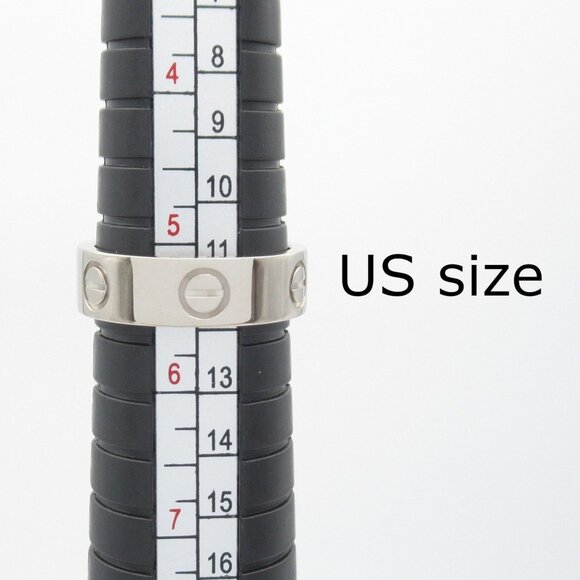 CARTIER 18k Silver Love Ring - Picture 6 of 7